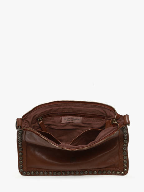 Leather Crossbody Bag Heritage Biba Brown heritage POR2L other view 3