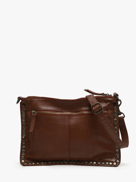Leather Crossbody Bag Heritage Biba Brown heritage POR2L other view 4