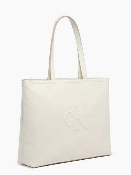 Shoulder Bag Sculpted Calvin klein jeans White sculpted 4K3070G other view 2
