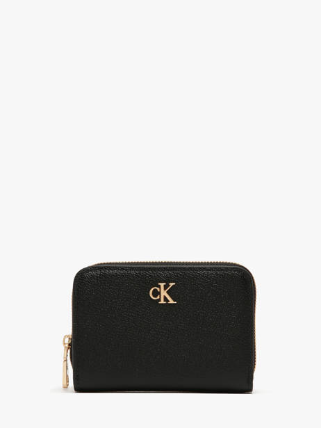 Wallet Calvin klein jeans Black minimal mono 4F1064G