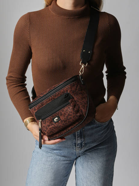 Belt Bag Hexagona Brown leonie 5120197 other view 1