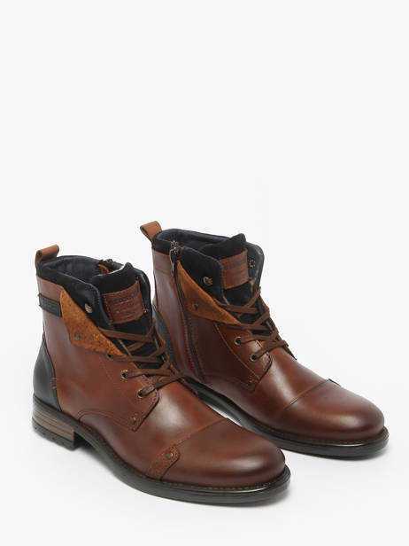 Boots Yedos In Leather Redskins Brown men YEDOS other view 2