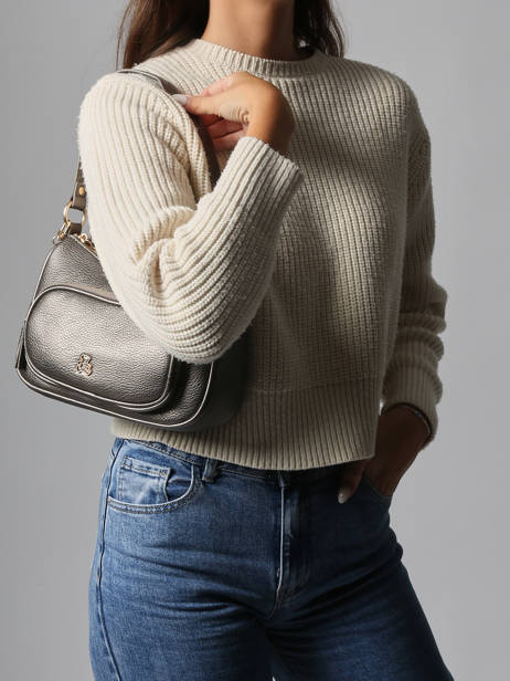 Shoulder Bag Pocket Lulu castagnette Silver pocket ZAHYNA other view 1