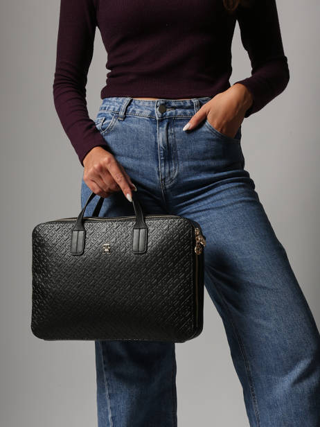Business Bag Tommy hilfiger Black th icon AW18003 other view 1