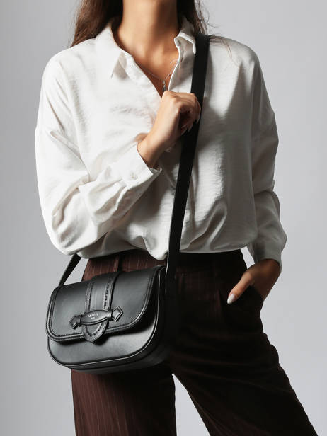 Shoulder Bag Sienna Leather Lancel Black sienna A13719 other view 1