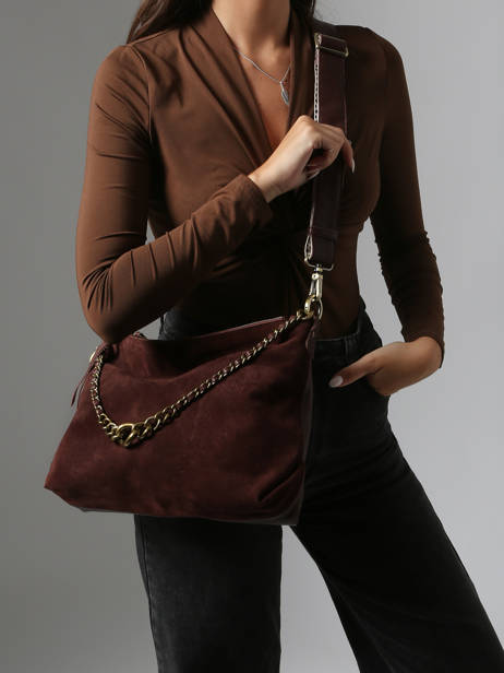 Crossbody Bag Vintage Leather Mila louise Beige vintage 3822VC other view 1