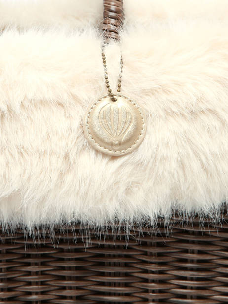 Shopping Bag Doudou Le voyage en panier Beige doudou L other view 3