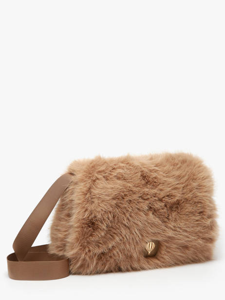 Shoulder Bag Doudou Le voyage en panier Brown doudou AHP266 other view 2