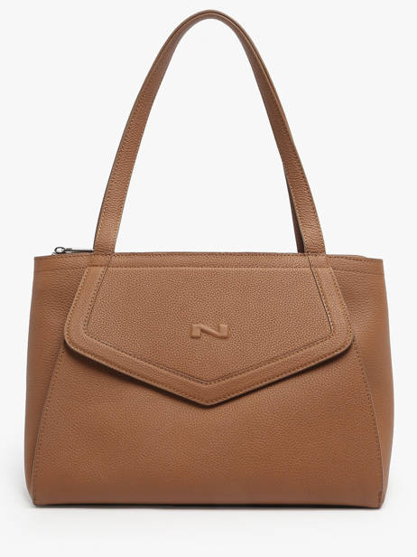 Leather Madeleine Shoulder Bag Nathan baume Brown candy 8