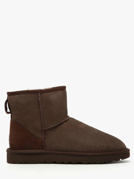 Boots Classic Mini Ii En Cuir Ugg Marron accessoires 1016222