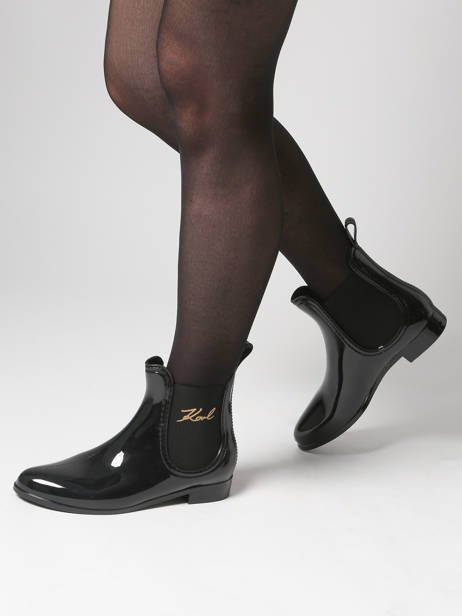 Rain Boots Kalosh Ii Karl lagerfeld Black women KL94775 other view 1