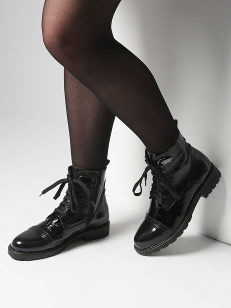 Formal Shoes In Leather Myma Black women 8607 other view 1