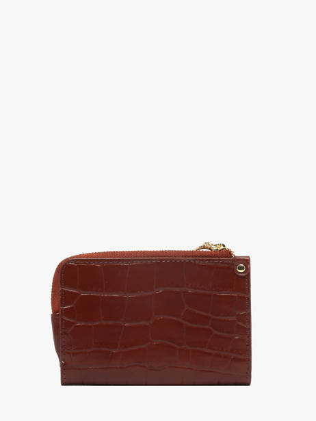 Wallet Leather Nat et nin Red vintage IZA other view 2