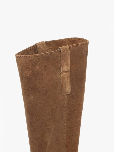 Heeled Boots In Leather Alpe Brown women 53541103 other view 3