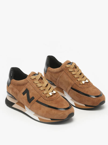 Sneakers In Leather Nathan baume Brown women 52NS1004 other view 1