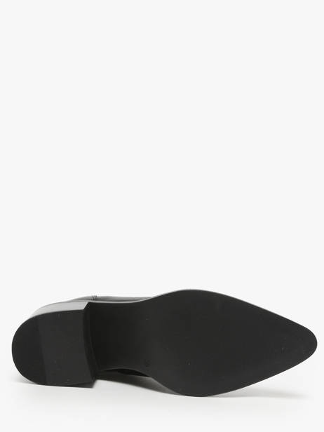 Heeled Boots In Leather Mjus Black women L39202 other view 4