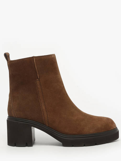 Heeled Boots In Leather Gabor Brown women 14