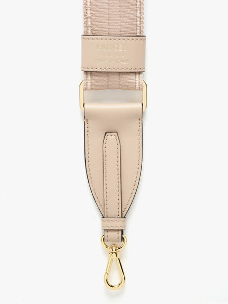 Leather And Nylon Bcbg Shoulder Strap Lancel Beige bcbg A13978 other view 1
