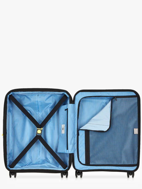 Expandable Cabin Luggage Delsey Blue lutece 3802803 other view 3