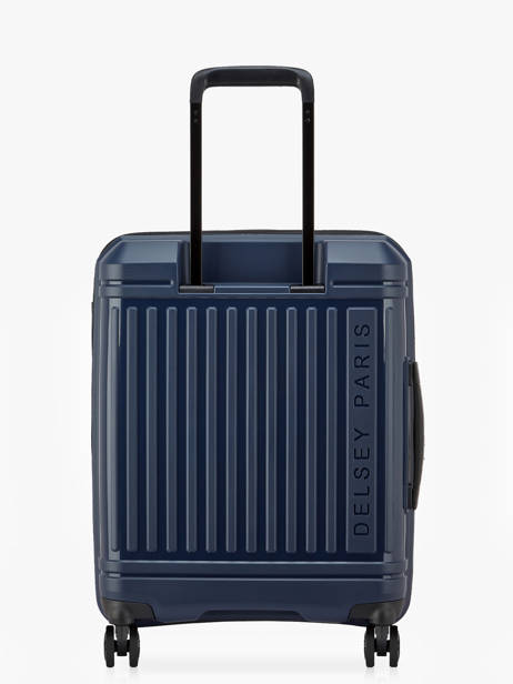 Expandable Cabin Luggage Delsey Blue lutece 3802803 other view 4
