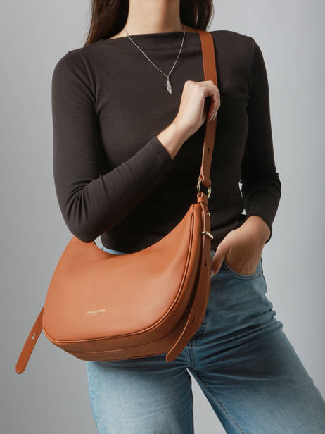 Sac Bandoulière Donna Aria Cuir Lancaster Beige donna aria 77 vue secondaire 1