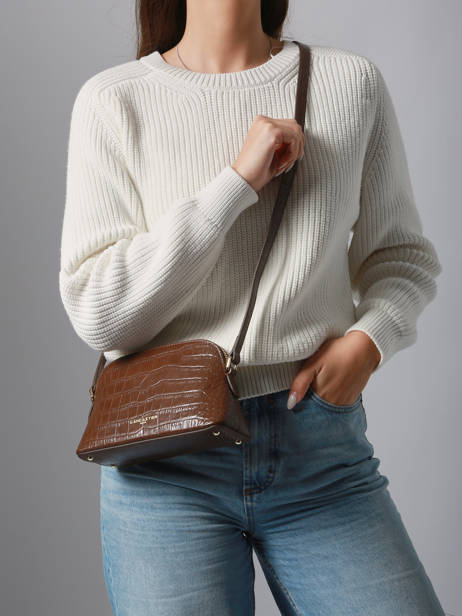 Shoulder Bag Exo Leather Lancaster Brown exo 113 other view 1