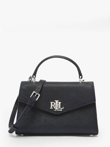 Sac Porté Main Farrah Cuir Lauren ralph lauren Bleu farrah 31966765