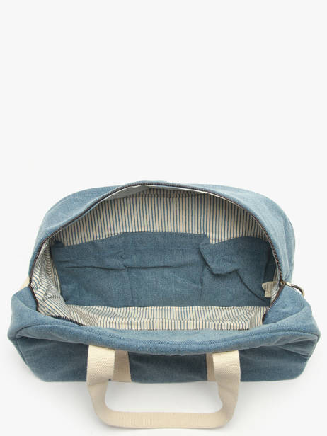 Sac Porté épaule Denim Coton Hindbag Bleu denim DE vue secondaire 3