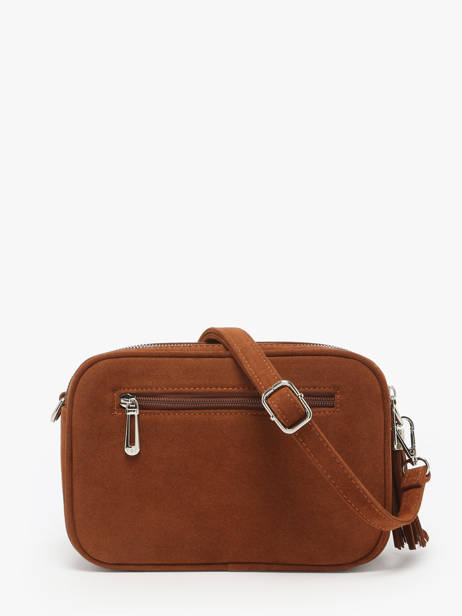 Shoulder Bag Velvet Miniprix Brown velvet F7511 other view 3