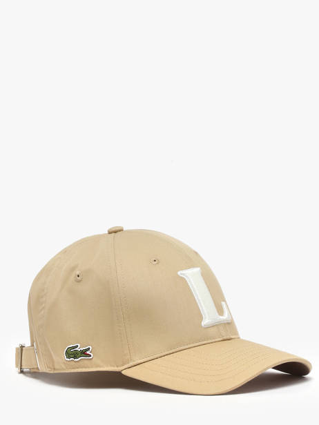 Cap Lacoste Beige accessoires RK034200 other view 1