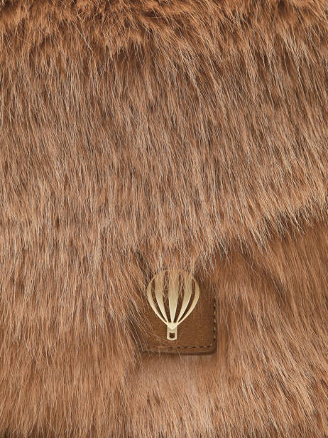 Sac Porté épaule Doudou Fourrure Le voyage en panier Marron doudou AHP262 vue secondaire 2