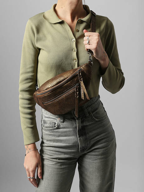 Belt Bag Miniprix Brown snake 19644 other view 1