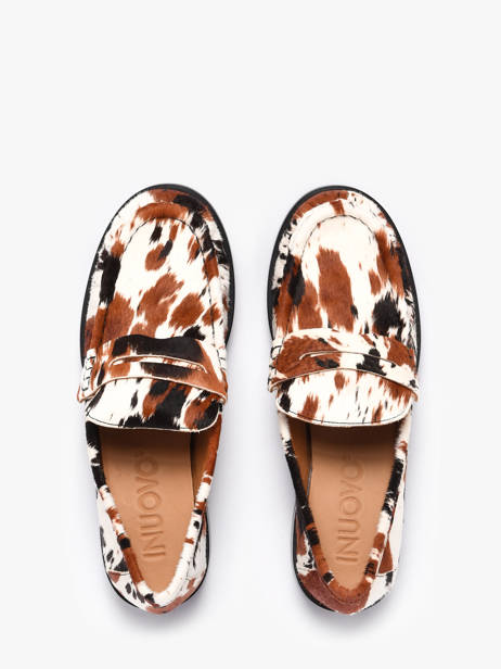 Moccasins In Leather Inuovo Multicolor women MDC071 other view 3