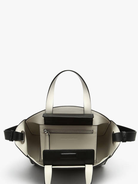 Leather K Circle Studs Satchel Karl lagerfeld Black k circle A4W30070 other view 2