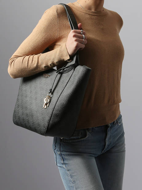 Shoulder Bag Calista Guess Black calista SG733422 other view 1