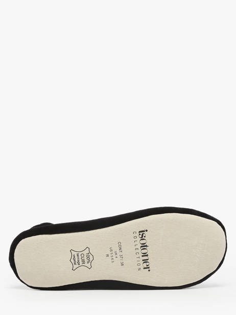 Slippers Isotoner Black women 95810 other view 4