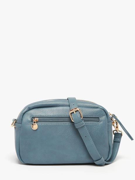 Shoulder Bag Zip Lulu castagnette Blue zip ZAER other view 4
