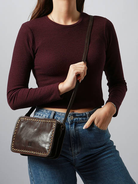 Shoulder Bag Leather Leather Biba Brown leather RAL1L other view 1