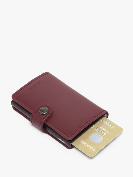 Porte-cartes Original Cuir Secrid Rouge original MO vue secondaire 2