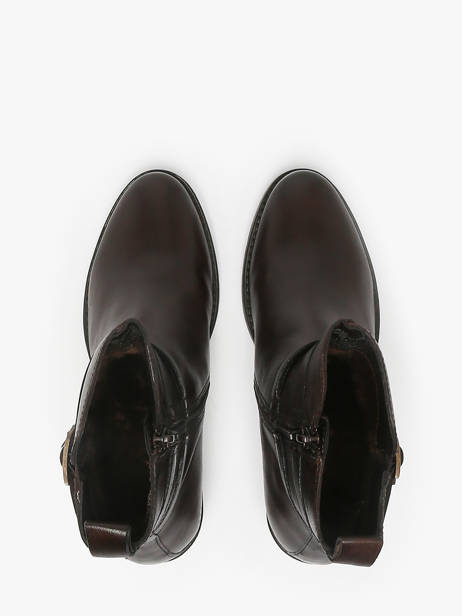 Heeled Boots In Leather Tt. bagatt Brown women 41006100 other view 3
