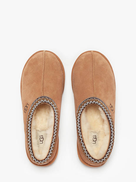 Slippers In Leather Ugg Brown men 1174671 other view 3