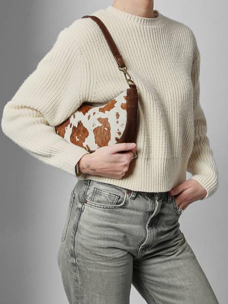 Shoulder Bag Mucca Leather Milano Brown mucca VM25064 other view 1