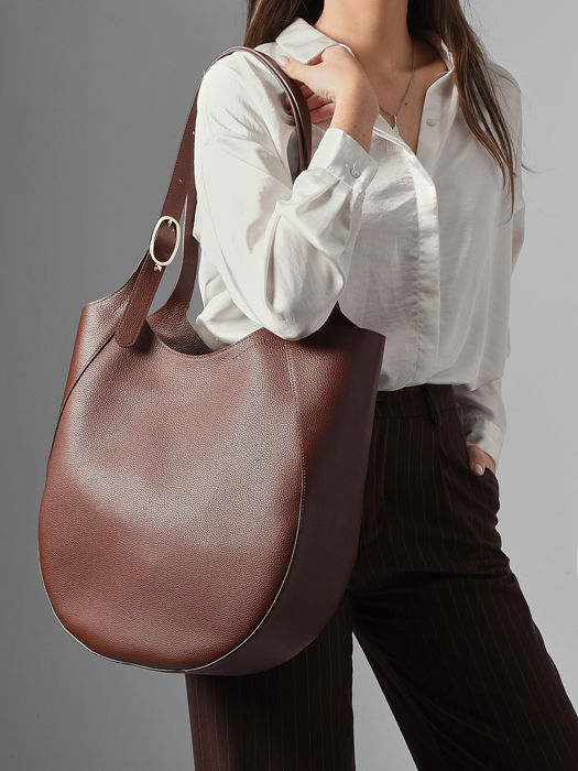 Longchamp Le foulonné Hobo bag Brown