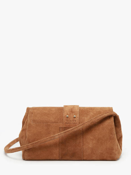 Shoulder Bag M Agnes Suede Leather Etrier Brown agnes EAGV205M other view 7