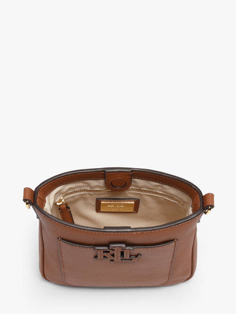 Sac Bandoulière Mini Cameryn Cuir Lauren ralph lauren Marron cameryn 31982184 vue secondaire 2