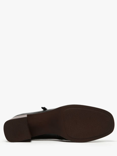 Heeled Derby Shoes Cristel In Leather Dorking Black women D9437 other view 4