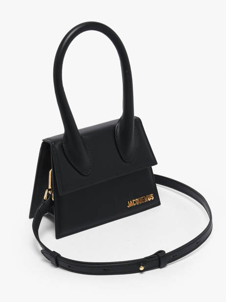 Sac Bandoulière D'occasion Chiquito Moyen Cuir Jacquemus Noir second life 1566432 vue secondaire 3