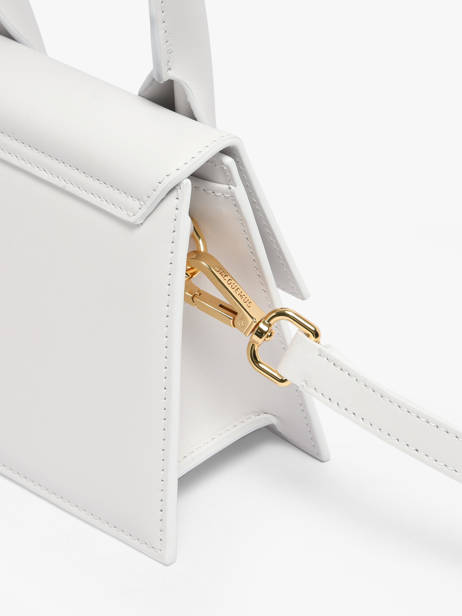 Sac Bandoulière D'occasion Chiquito Moyen Cuir Jacquemus Blanc second life 1566327 vue secondaire 2