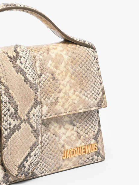 Sac Bandoulière D'occasion Grand Bambino Cuir Jacquemus Beige second life 1565128 vue secondaire 1