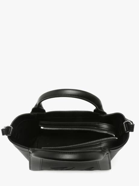 Leather K/ville Studs Satchel Karl lagerfeld Black k ville B1W30067 other view 3